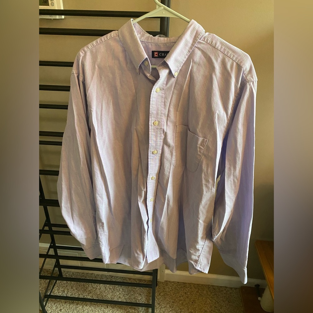 Chaps Striped Oxford Shirt